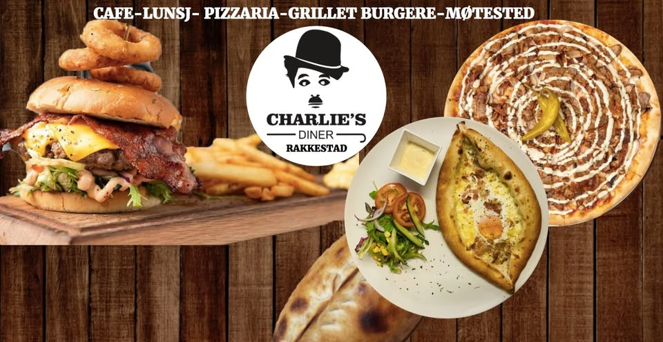 Burger, pizza og pide hos Charlie's Diner